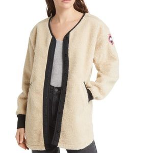 NWT - Canada Goose Women’s Larson Fleece Jacket - Size Small - Colour Beige